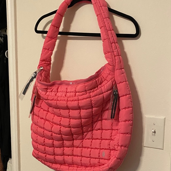 Free People bubblegum Quilted Women's Bag - Picture 4 of 8